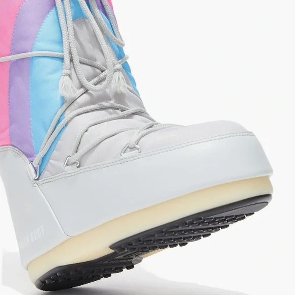 NEW Moon Boot icon rainbow waterproof boots - Picture 3 of 4
